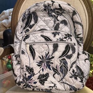 Floral Quilted Backpack
